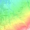 Carte topographique Laguan, altitude, relief