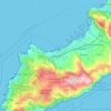 Carte topographique Sorrento, altitude, relief