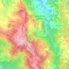 Carte topographique Arcozelo, altitude, relief