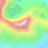 Carte topographique Mount Wilbur, altitude, relief
