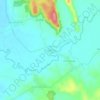 Carte topographique บ้านกกม่วง, altitude, relief