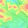 Carte topographique Ciburuy, altitude, relief