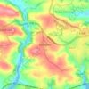 Carte topographique Trematon, altitude, relief
