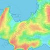 Carte topographique Keraudren, altitude, relief