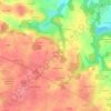 Carte topographique Le Sourd, altitude, relief
