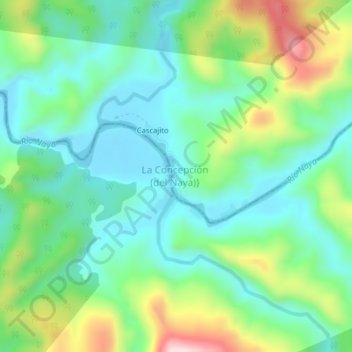 Carte topographique Punta de Soldado, altitude, relief