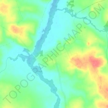Carte topographique Passo Novo, altitude, relief