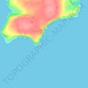 Carte topographique Frower Point, altitude, relief