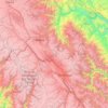 Carte topographique Jauja, altitude, relief