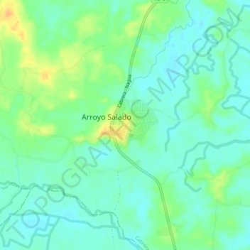 Carte topographique Payita, altitude, relief