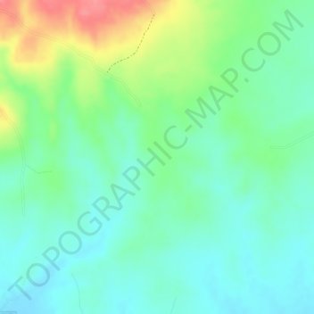 Carte topographique Retiro, altitude, relief