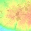 Carte topographique Les Lilas, altitude, relief