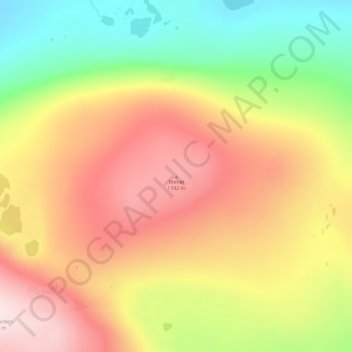 Carte topographique Mehøi, altitude, relief