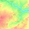 Carte topographique Musina, altitude, relief