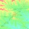 Carte topographique Wardha, altitude, relief