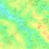 Carte topographique La Noue, altitude, relief