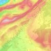 Carte topographique Le Croc, altitude, relief