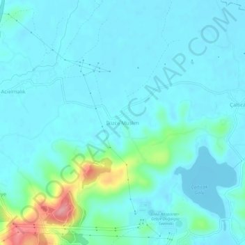 Carte topographique İkizce Müslim, altitude, relief