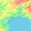 Carte topographique Goarem, altitude, relief