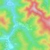 Carte topographique Riofreddo, altitude, relief