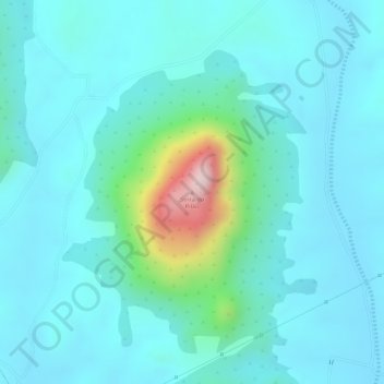 Carte topographique Serra do Pilão, altitude, relief