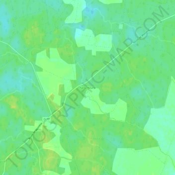 Carte topographique Naou Houns, altitude, relief