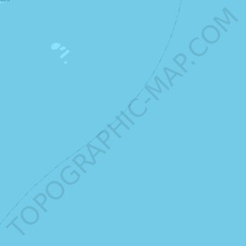 Carte topographique Océan Atlantique, altitude, relief