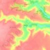 Carte topographique Халча, altitude, relief