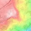 Carte topographique Carminello, altitude, relief