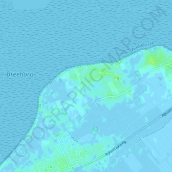 Carte topographique Stroe, altitude, relief