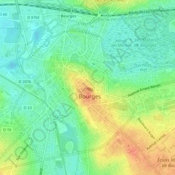 Carte topographique 1803301 - G, altitude, relief