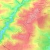 Carte topographique Le Plaix, altitude, relief