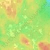 Carte topographique Flat Lakes, altitude, relief