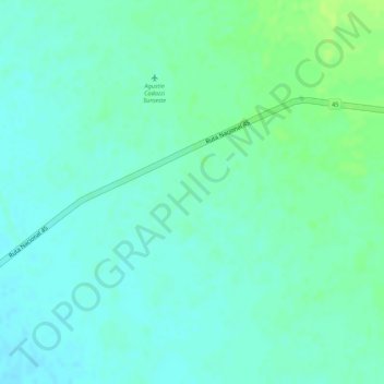 Carte topographique Novillero, altitude, relief