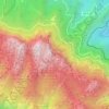 Carte topographique Canal del Moro, altitude, relief