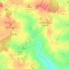 Carte topographique Langley Lower Green, altitude, relief