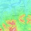 Carte topographique Bielsko-Biała, altitude, relief