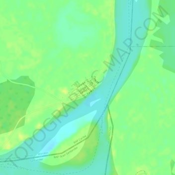 Carte topographique BODEGA CENTRAL, altitude, relief