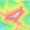 Carte topographique Qimmat Rash Hasar, altitude, relief