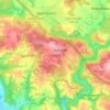 Carte topographique Gstein, altitude, relief