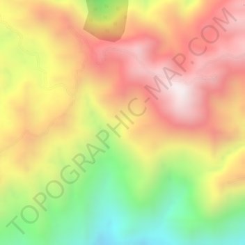 Carte topographique Galapagos, altitude, relief