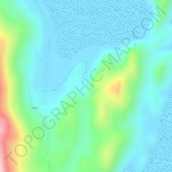 Carte topographique Incahuasi, altitude, relief