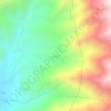 Carte topographique جرجرة, altitude, relief