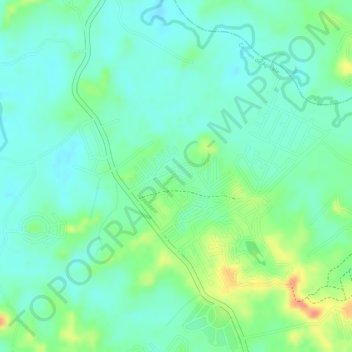 Carte topographique El Imperio, altitude, relief