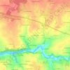 Carte topographique La Poissonnière, altitude, relief