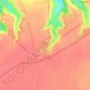 Carte topographique Шевченково, altitude, relief