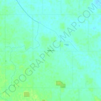 Carte topographique Wolfcale, altitude, relief