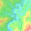 Carte topographique Hurricane, altitude, relief