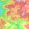 Carte topographique Cameron Highlands, altitude, relief