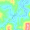 Carte topographique Long Pasia, altitude, relief